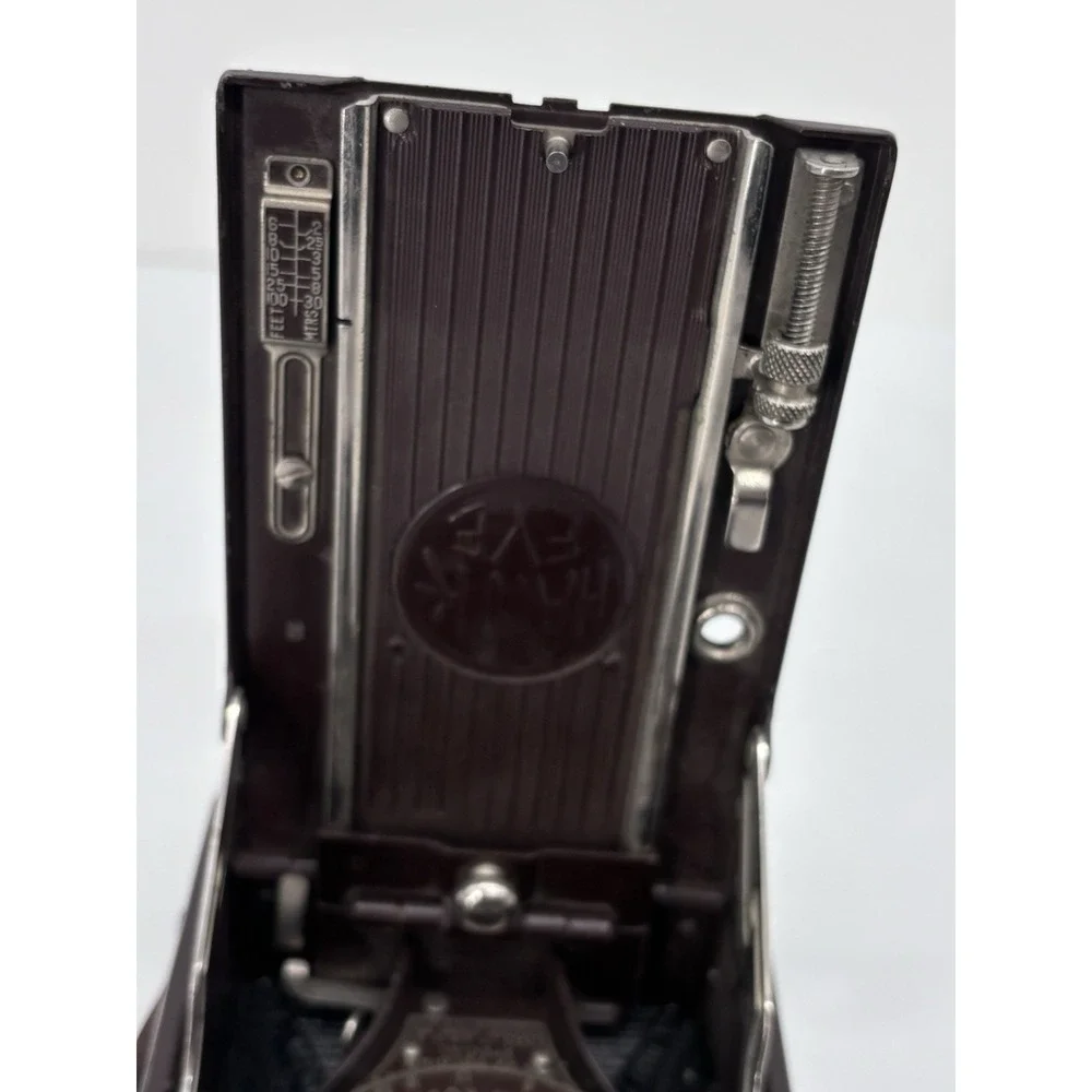 Vintage Kodak Rainbow Hawk-Eye No 2A Folding Special Camera 1930s Film TV Prop